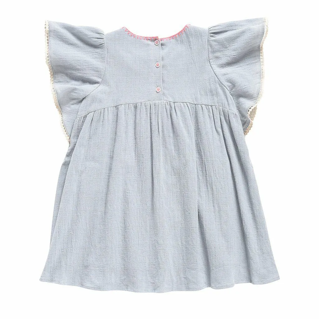 [12m] Louise Misha Dress Numidie in Silver Blue