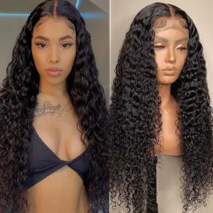 13X4 13X6 HD LACE FRONTAL WIG BRAZILIAN CURLY NATURAL COLOR BURMESE HUMAN HAIR