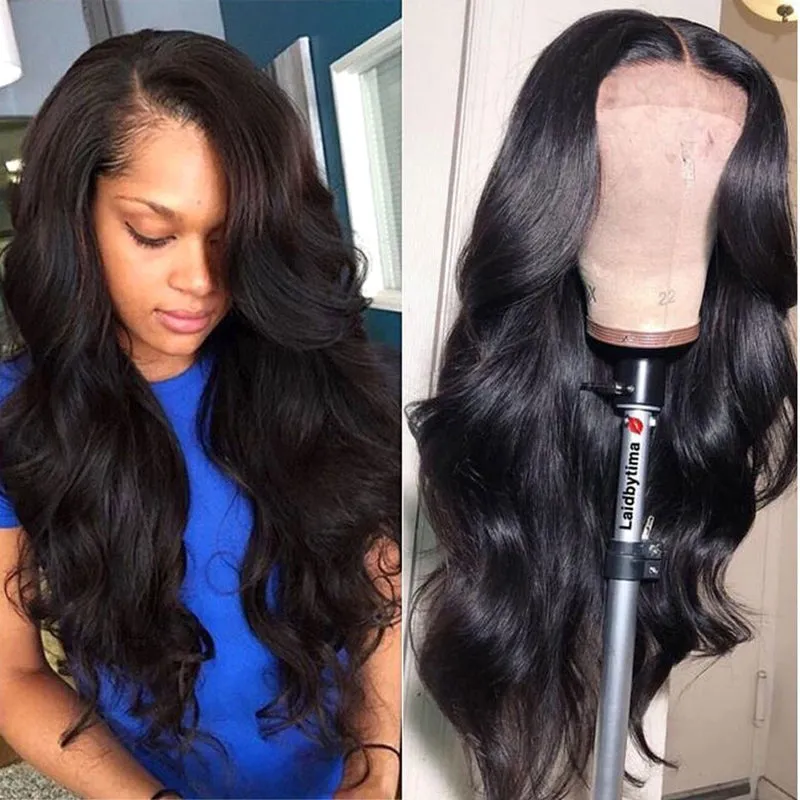 13X4 13X6 HD LACE FRONTAL WIG LOOSE WAVE NATURAL COLOR BURMESE HUMAN HAIR