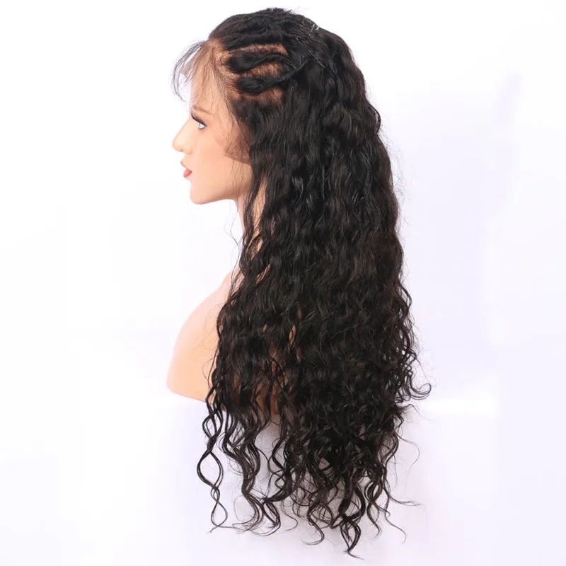 13X4 13X6 HD LACE FRONTAL WIG NATURAL WAVE NATURAL COLOR BURMESE HUMAN HAIR