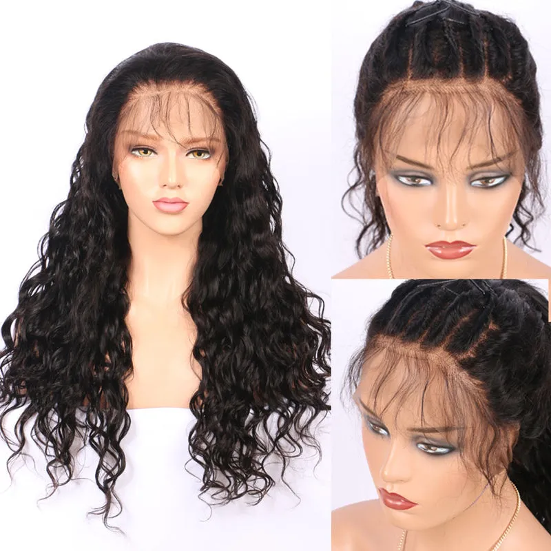 13X4 13X6 HD LACE FRONTAL WIG NATURAL WAVE NATURAL COLOR BURMESE HUMAN HAIR