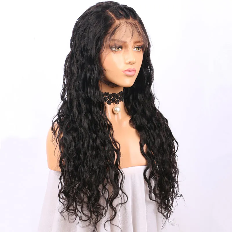 13X4 13X6 HD LACE FRONTAL WIG NATURAL WAVE NATURAL COLOR BURMESE HUMAN HAIR