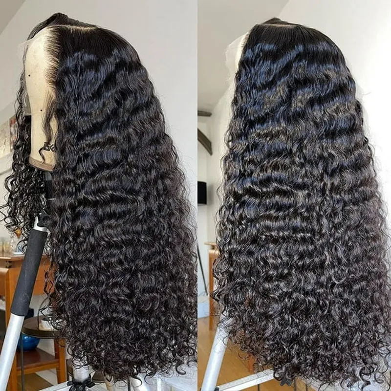 13X4 13X6 LACE FRONTAL WIG BURMESE WAVE NATURAL COLOR BURMESE HUMAN HAIR