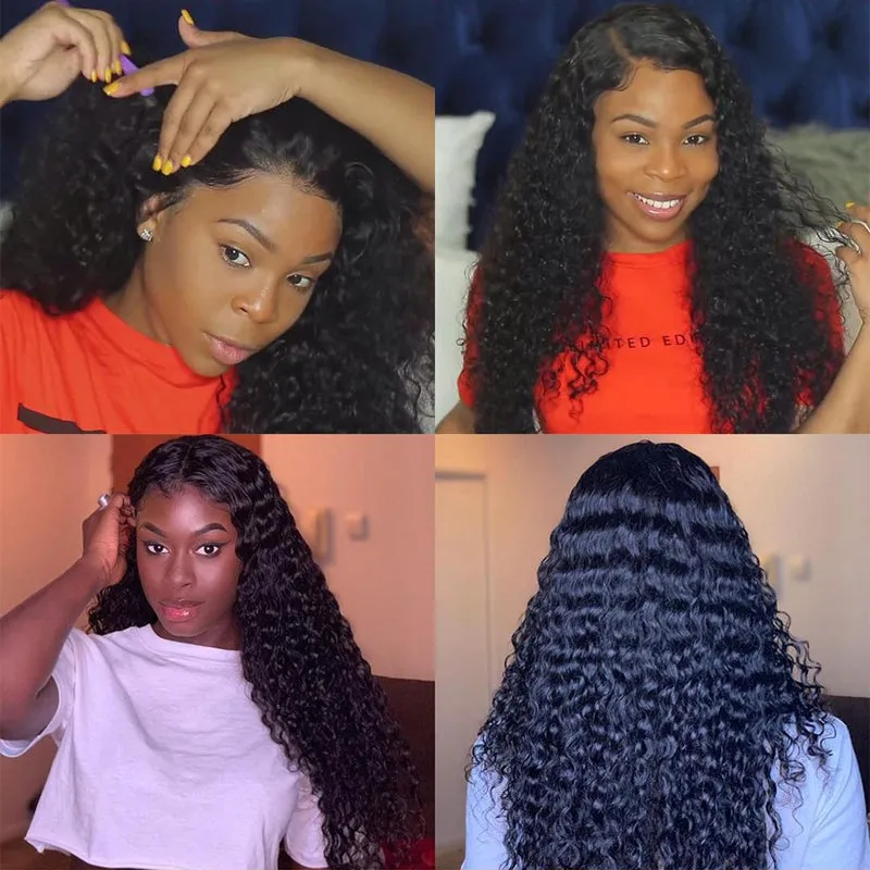 13X4 13X6 LACE FRONTAL WIG BURMESE WAVE NATURAL COLOR BURMESE HUMAN HAIR