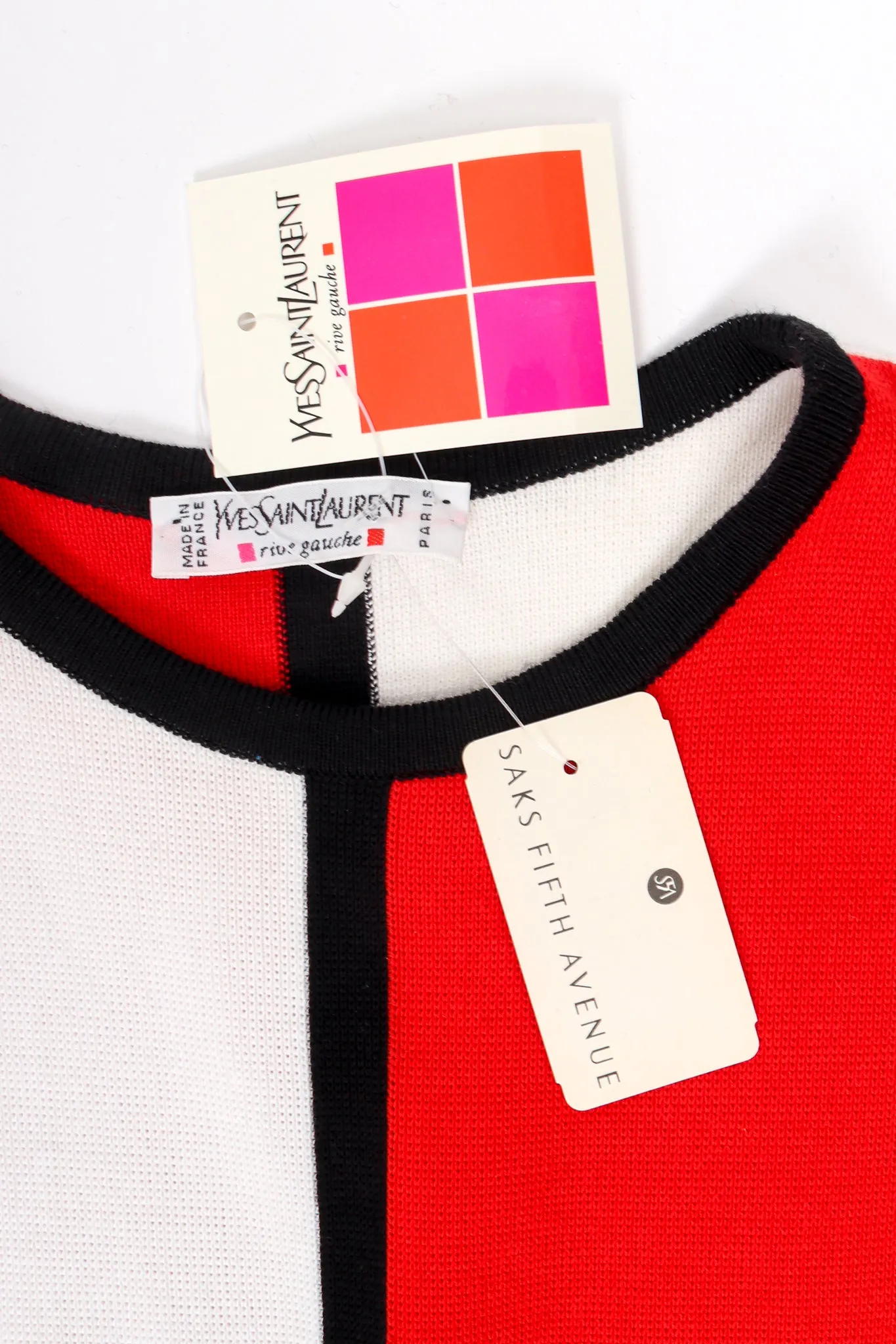 1997 S/S Mondrian Knit Sheath Dress