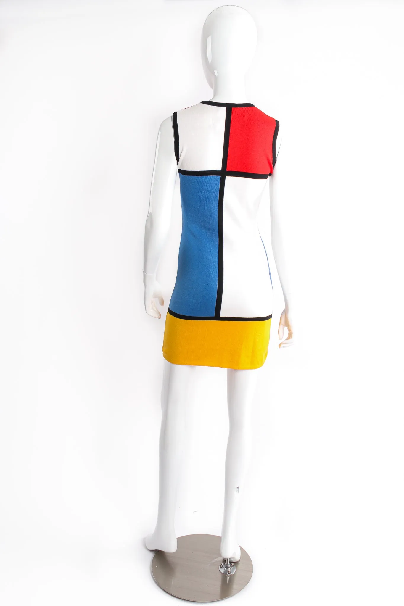 1997 S/S Mondrian Knit Sheath Dress