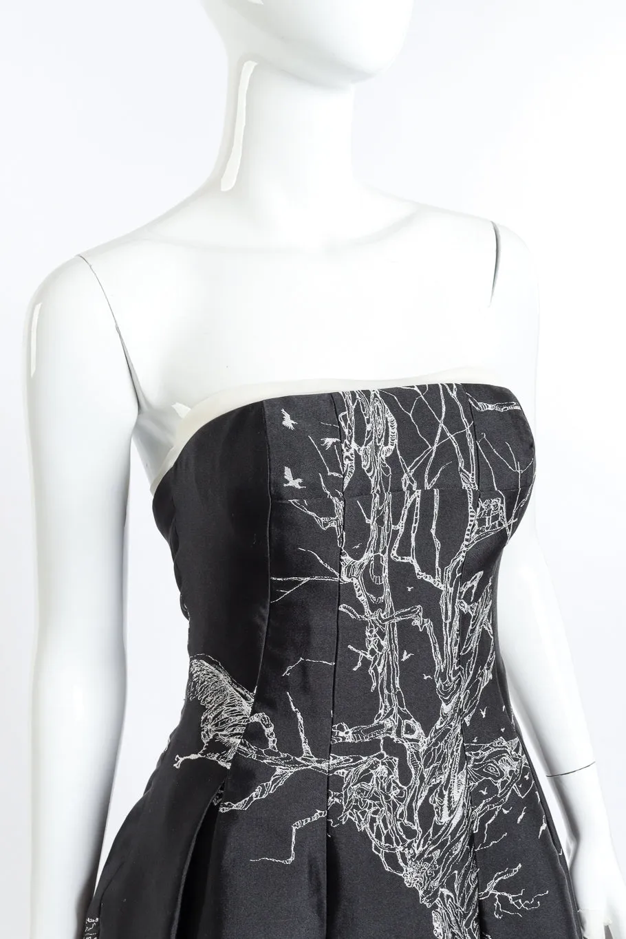 2008 F/W "The Girl Who Lived in the Tree" Strapless Dress