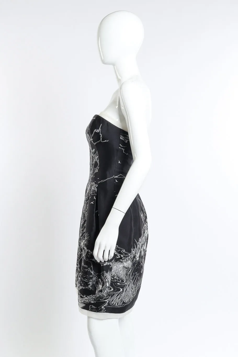 2008 F/W "The Girl Who Lived in the Tree" Strapless Dress