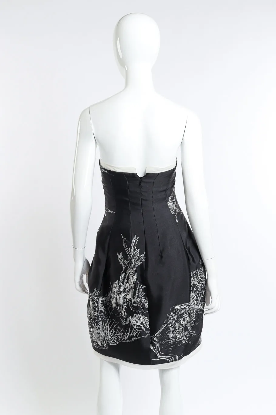 2008 F/W "The Girl Who Lived in the Tree" Strapless Dress