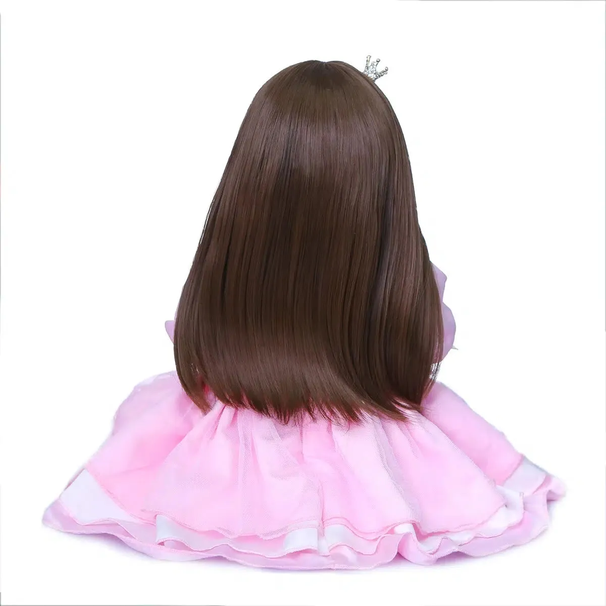 22-Inch Reborn Toddler Girl Doll - Princess in Pink Dress