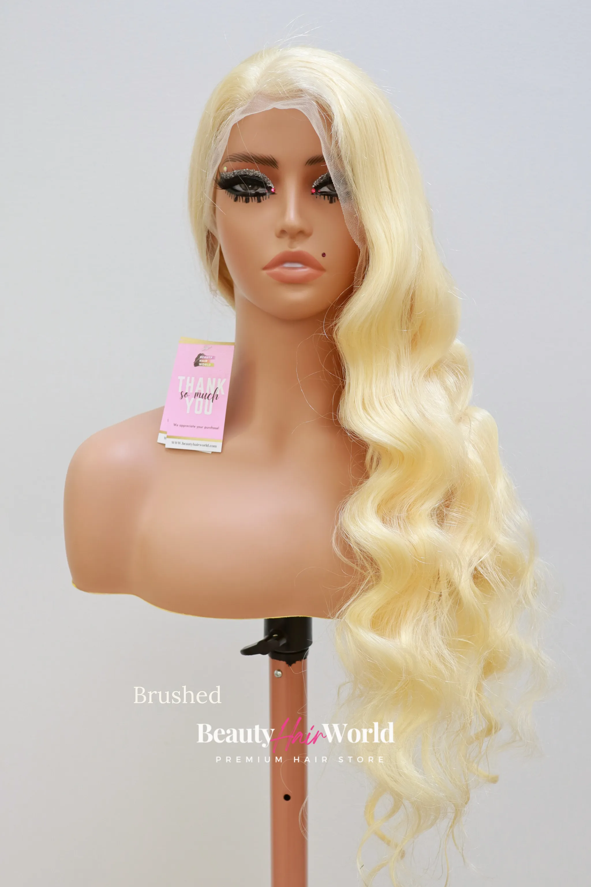 613 Top Quality Body Wave 13x4 Undetectable Frontal Lace Glueless Wig