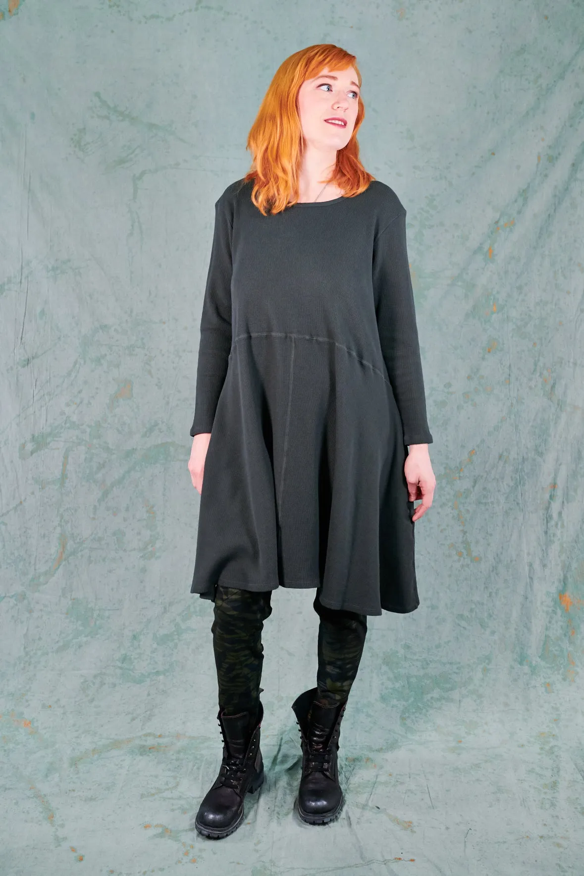 7233 Solstice Thermal Swing Dress-Soot-U