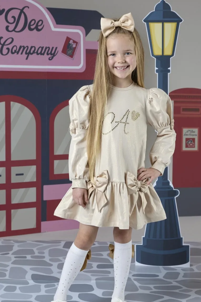 ADee RAVEN Light Gold Dress W242705
