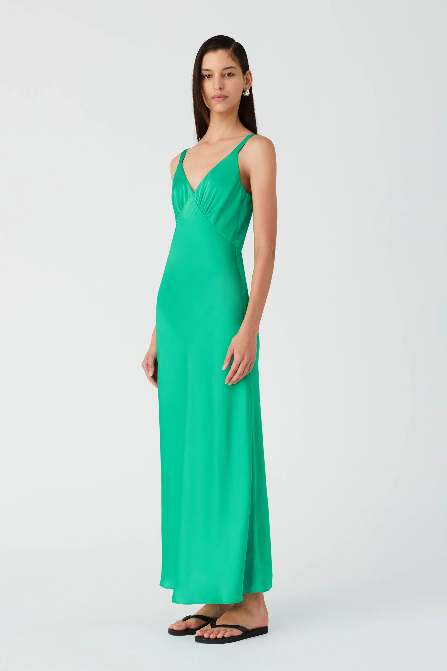 AGUSTINA SATIN MAXI DRESS