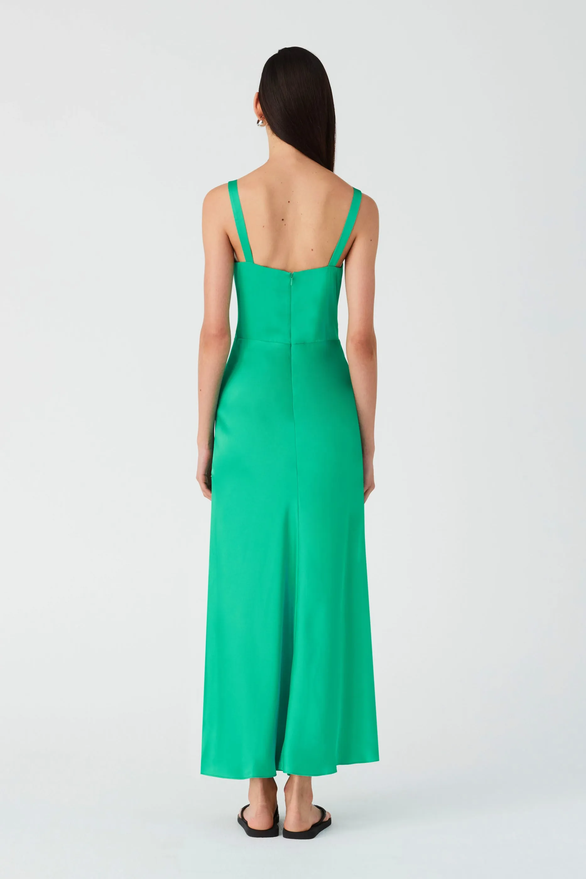 AGUSTINA SATIN MAXI DRESS