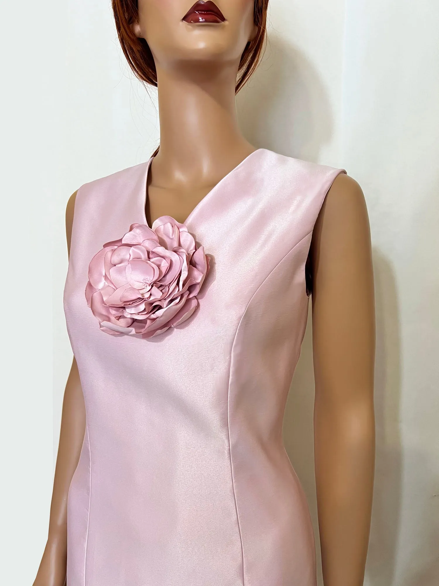 Ainsley Sheath Cocktail Dress with Flower Detail
