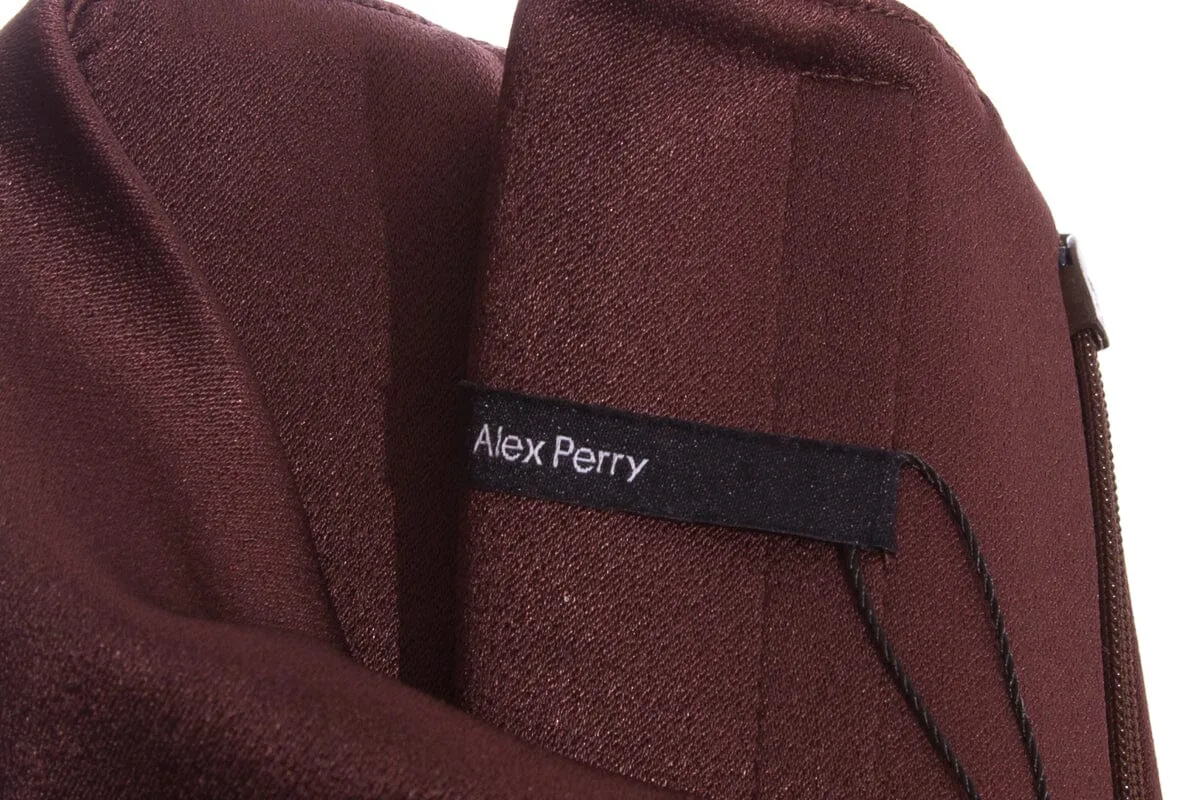 Alex Perry Brown Gown SZ 12