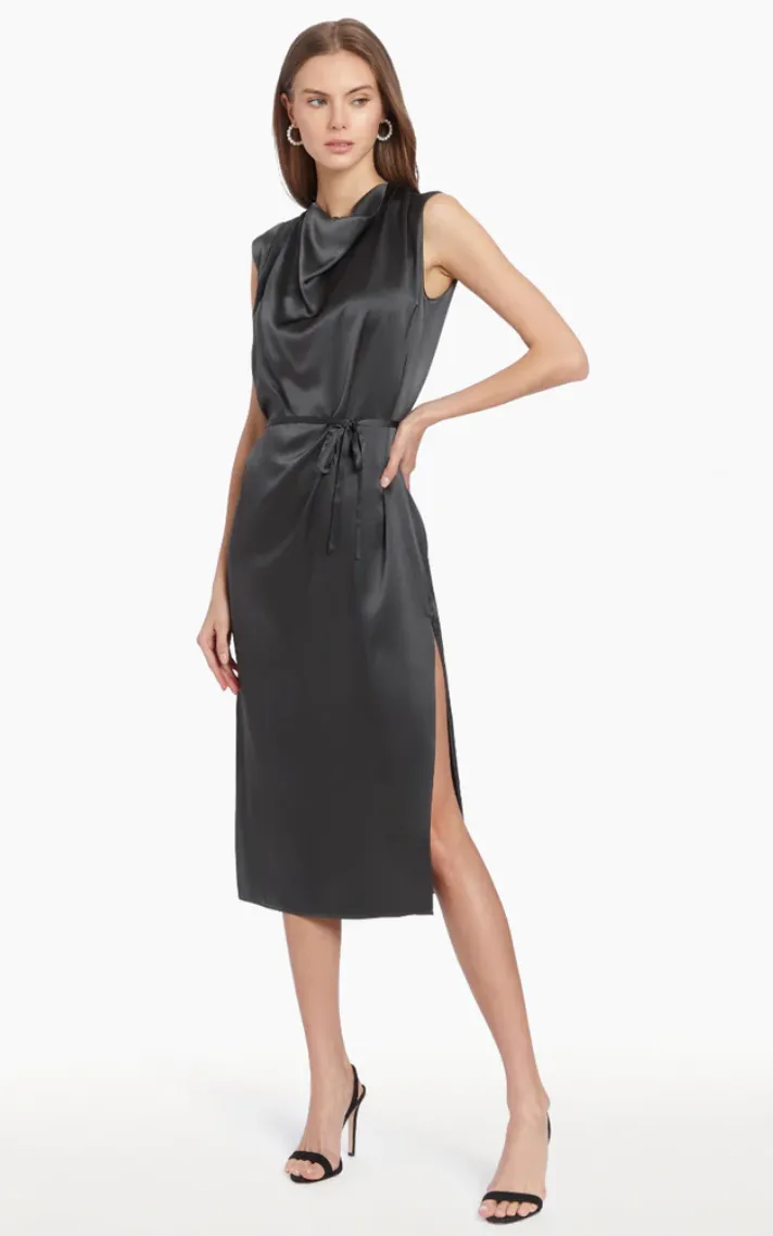 Amanda Uprichard - Freya Silk Dress - Zinc