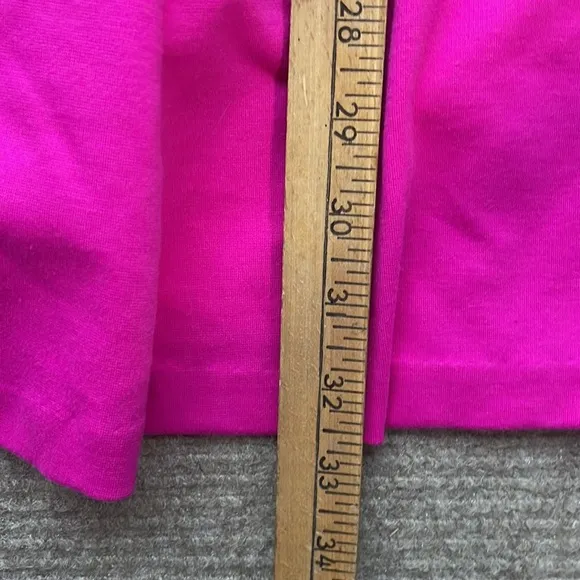 Amanda Uprichard pink Deep V Ponte Fit and Flare Dress Size small