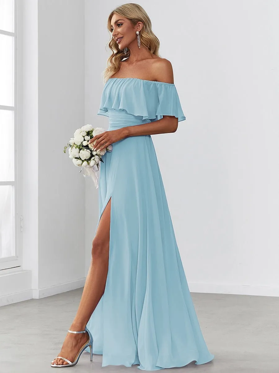 Angelina Lavender off shoulder bridesmaid dress s10-12 Express NZ wide