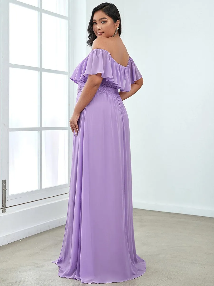 Angelina Lavender off shoulder bridesmaid dress s10-12 Express NZ wide