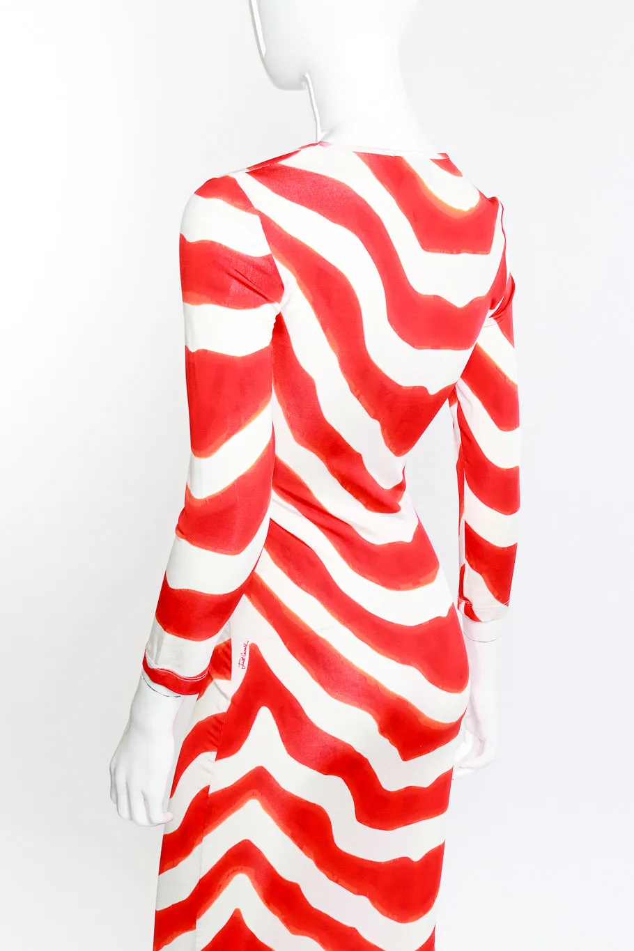 Animal Stripe Sheath Dress