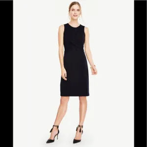 Ann Taylor twist sheath dress.