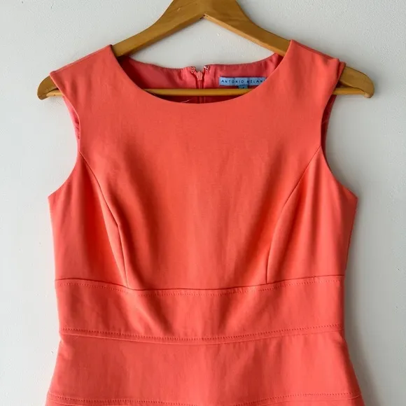 Antonio Melani - Sleeveless Sheath Dress in Coral