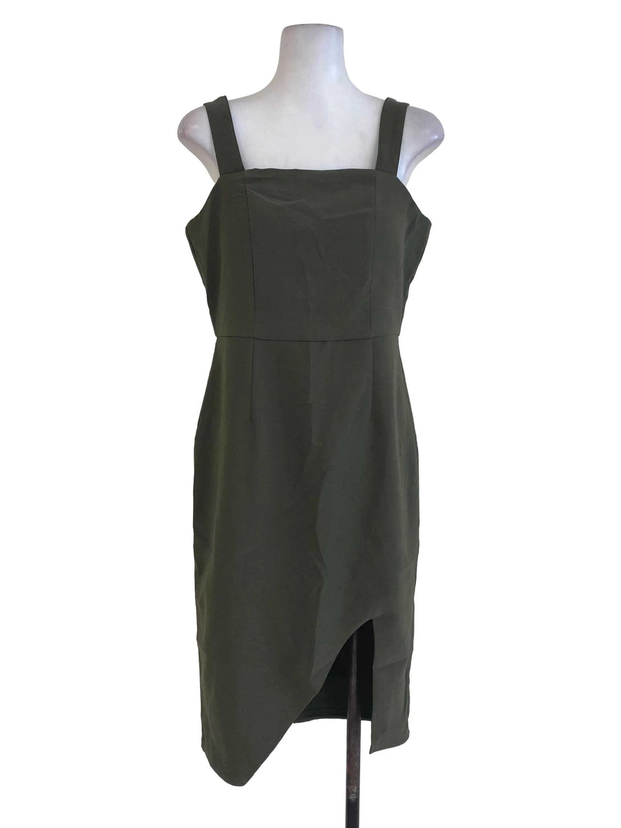 Army Green Sheath Dress
