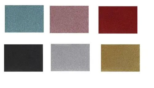 Assorted Sheet Glitter Paper Iron Washable Transfer Foil Decorations A5 15x21 cm