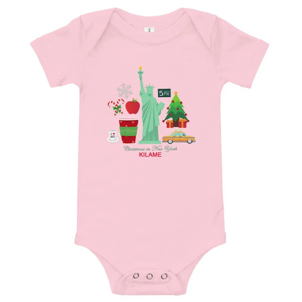 Baby body 'Christmas in New York'
