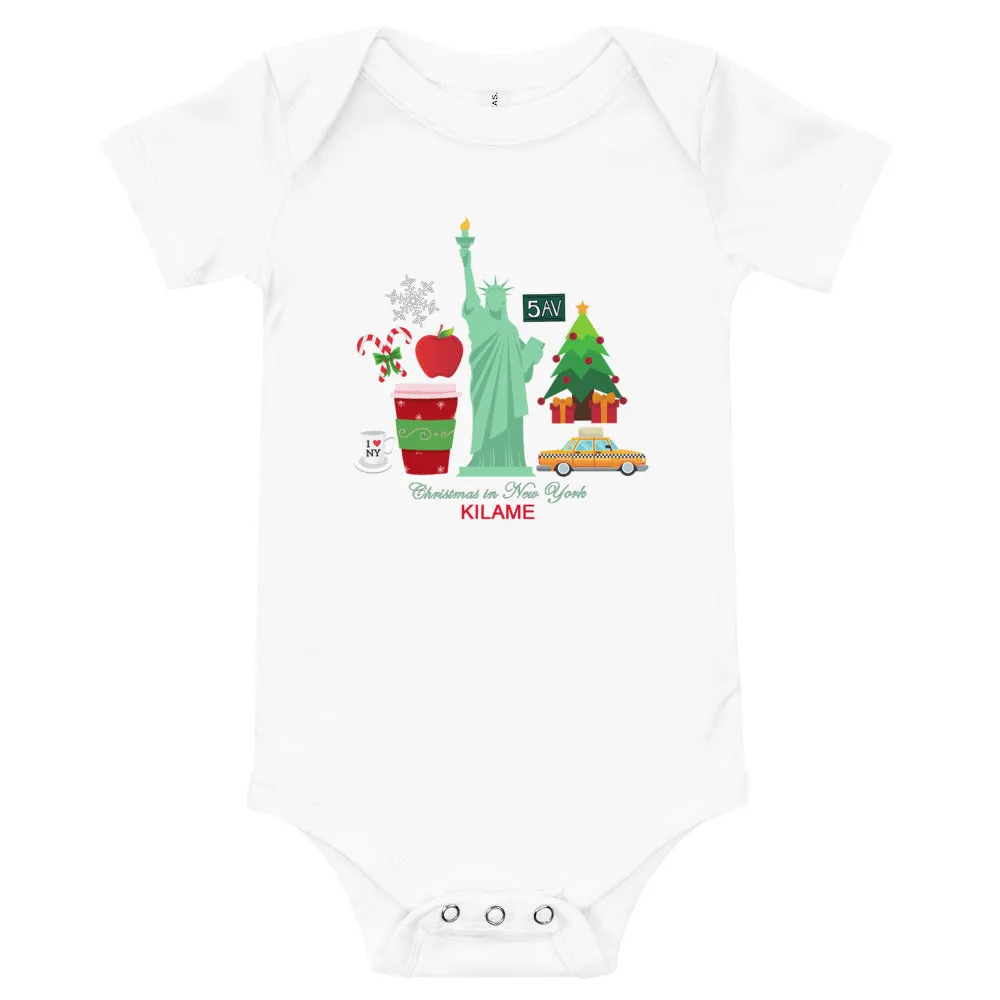 Baby body 'Christmas in New York'