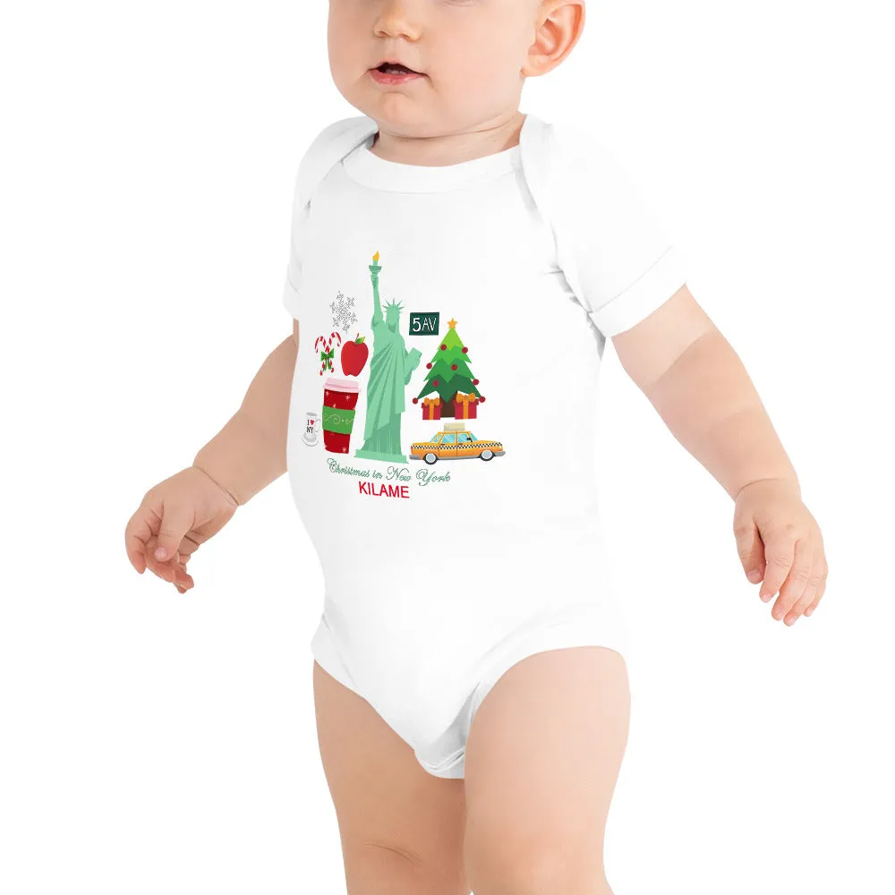 Baby body 'Christmas in New York'