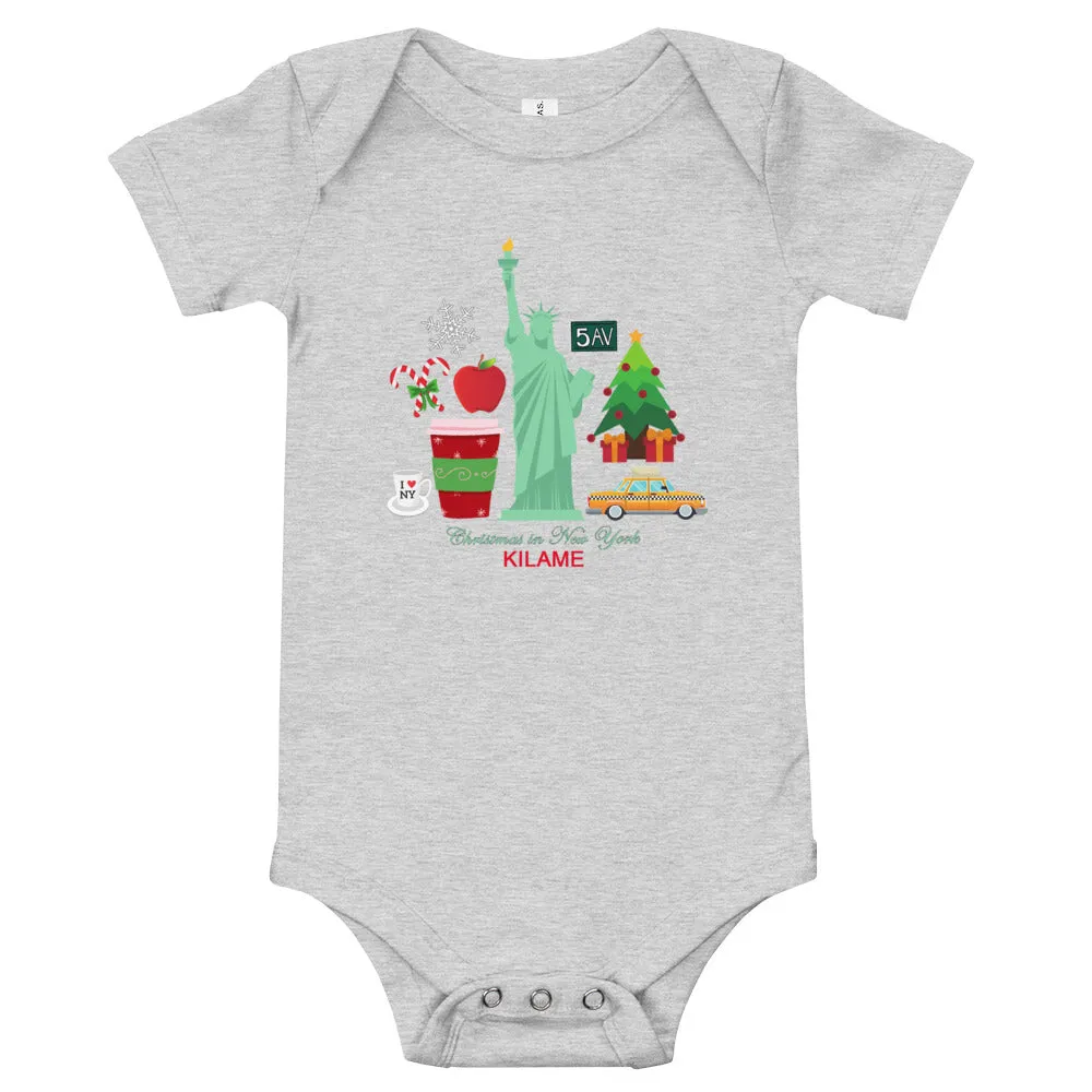Baby body 'Christmas in New York'