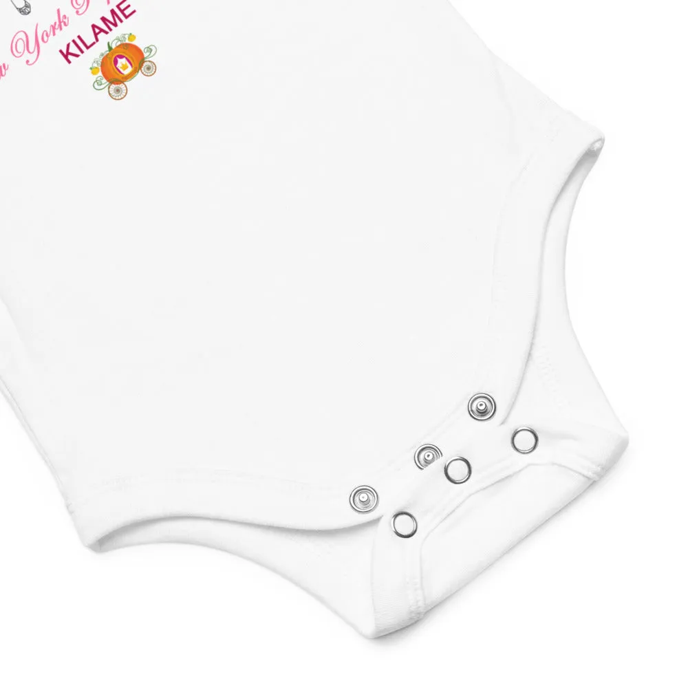 Baby body short sleeve one piece 'Pink Princess'