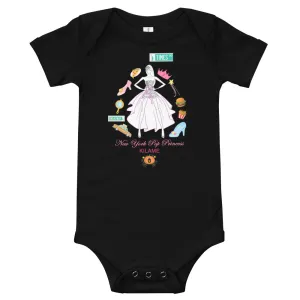 Baby body short sleeve one piece 'Pink Princess'