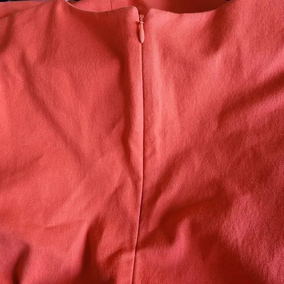 Banana Republic Womens Orange Coral Sheath Cotton Viscose Sheath Dress Sz 8