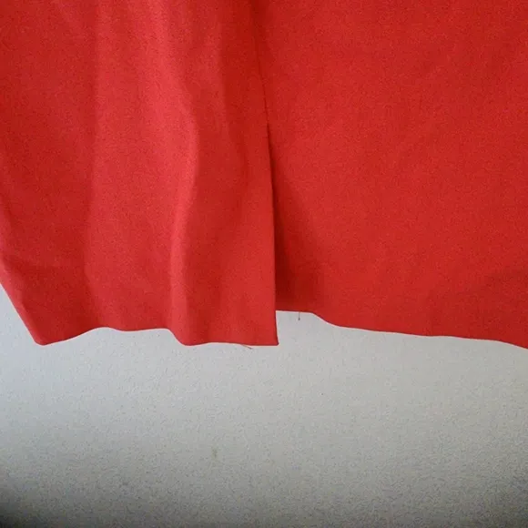 Banana Republic Womens Orange Coral Sheath Cotton Viscose Sheath Dress Sz 8