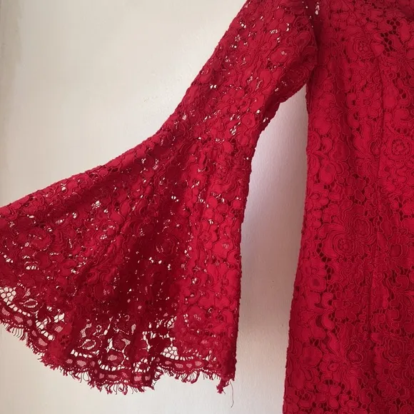 Bardot 10 Solange Lace Midi Dress