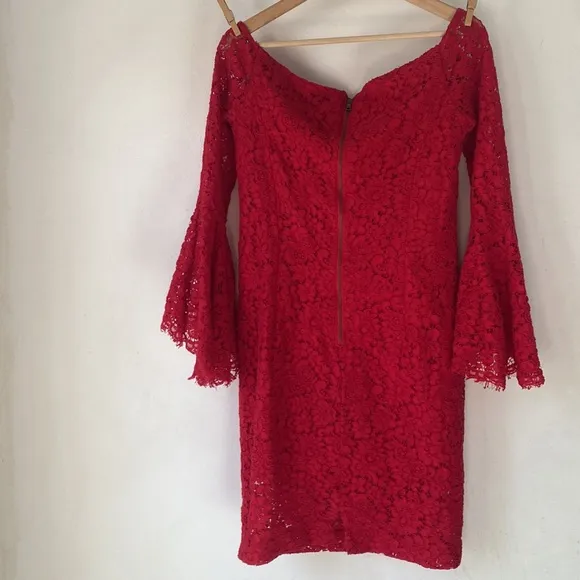 Bardot 10 Solange Lace Midi Dress