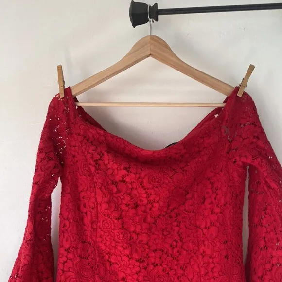 Bardot 10 Solange Lace Midi Dress