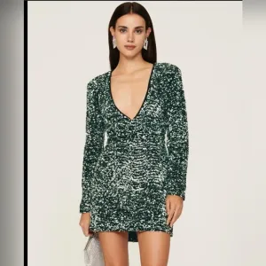 Bardot Lilia Sequin Mini Dress Sz LARGE