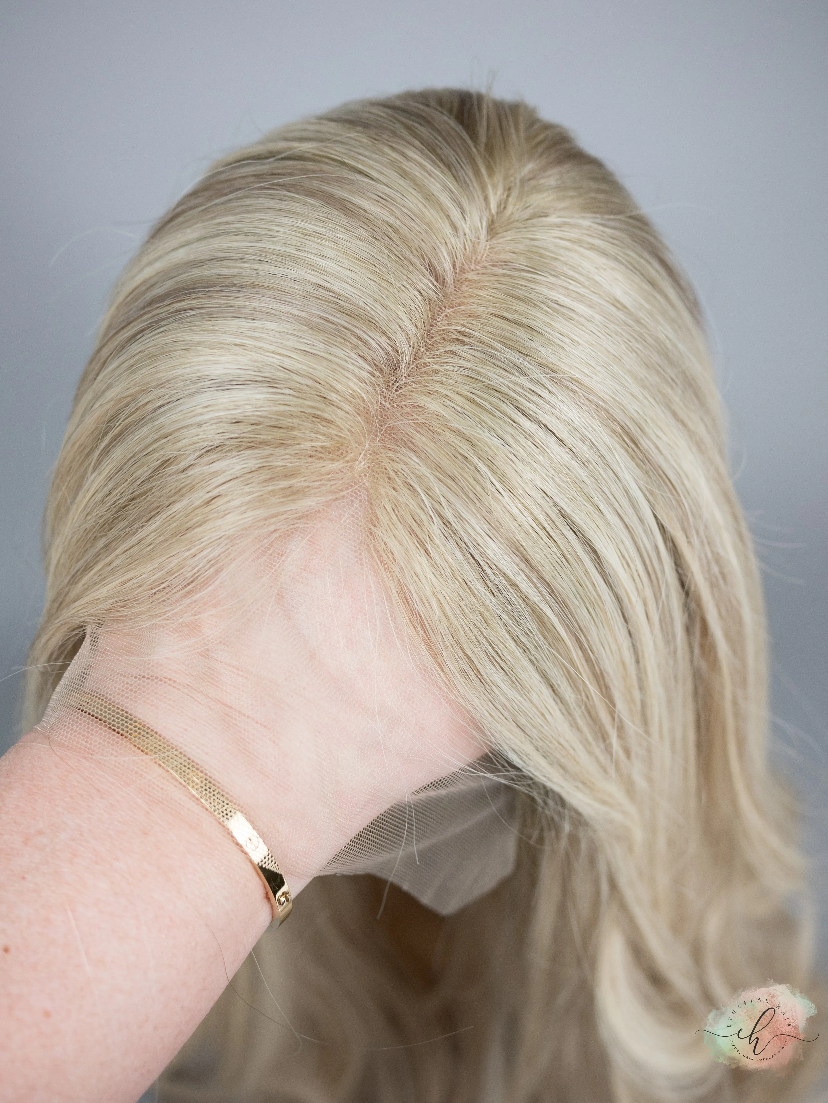 “BIANCA" Premium Wig: Lace Top, Sz. M, 26"
