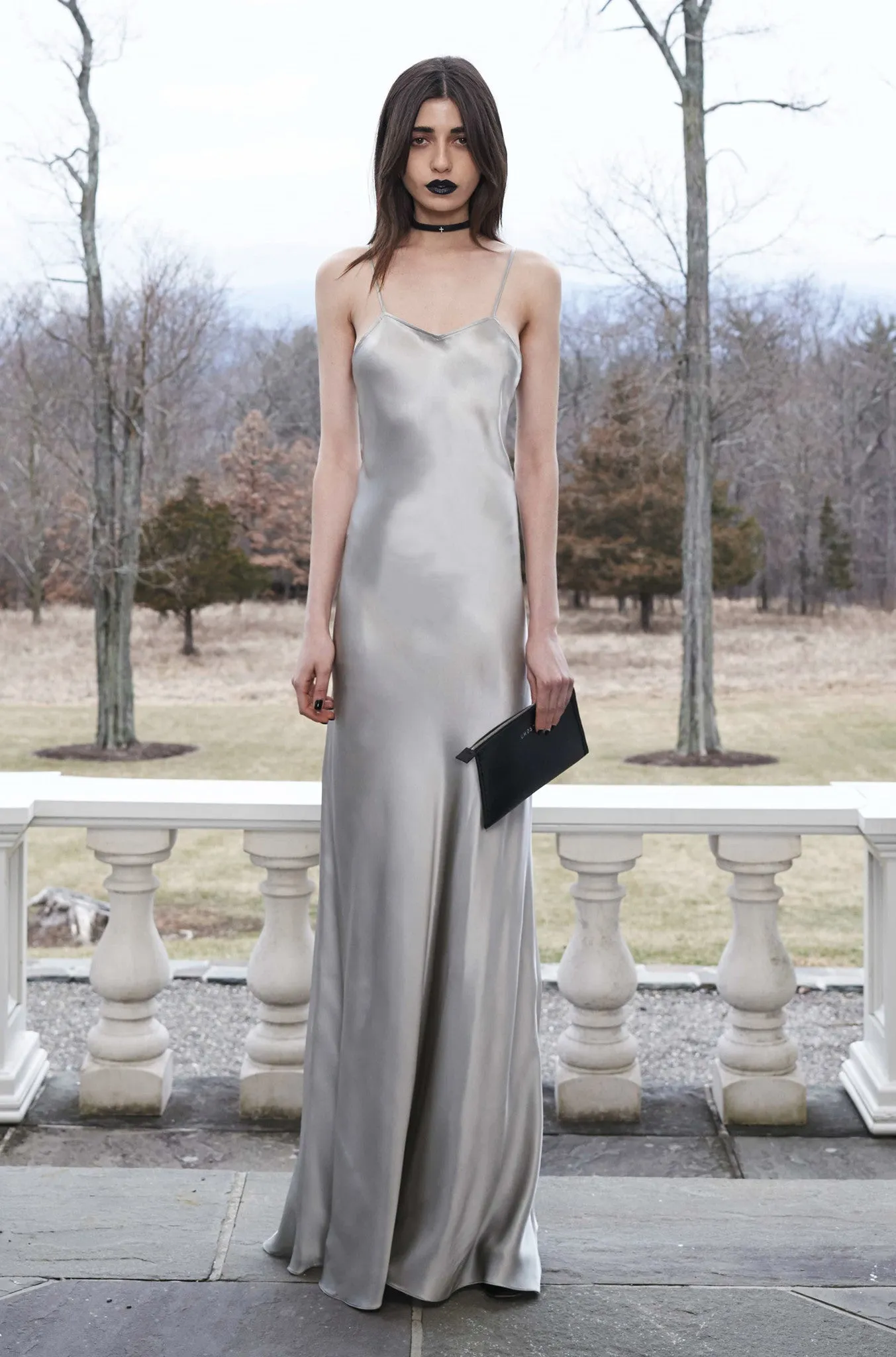 Bias Cut Slip Dress