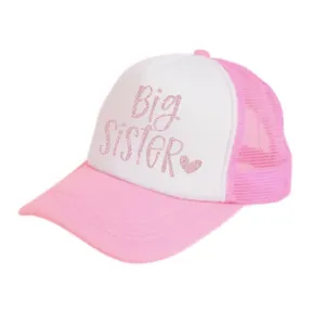 Big Sister Pink Trucker Hat
