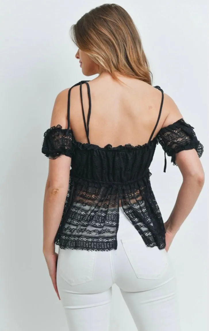 Black Lace Top