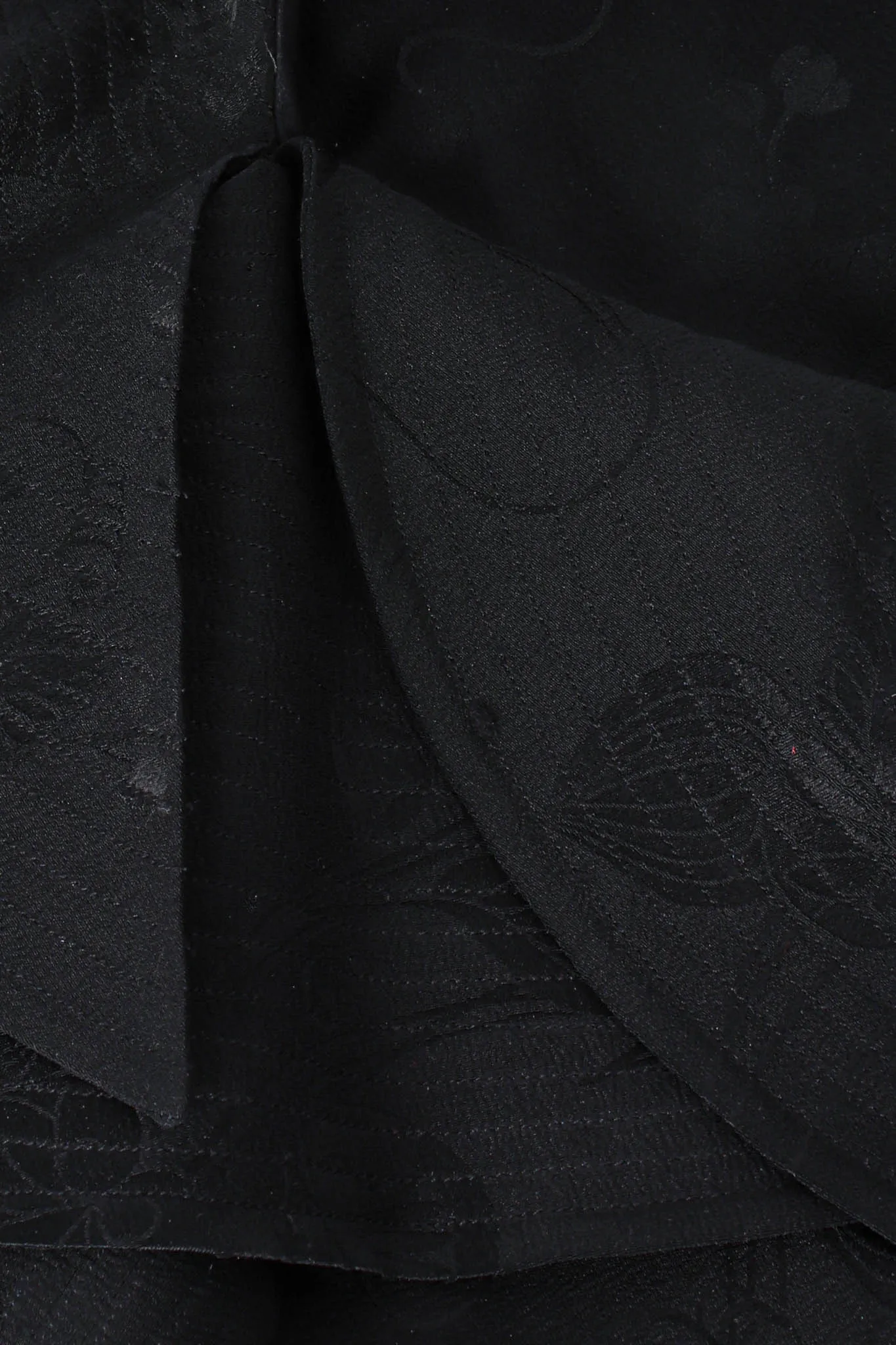 Blossom Collar Bias Silk Gown