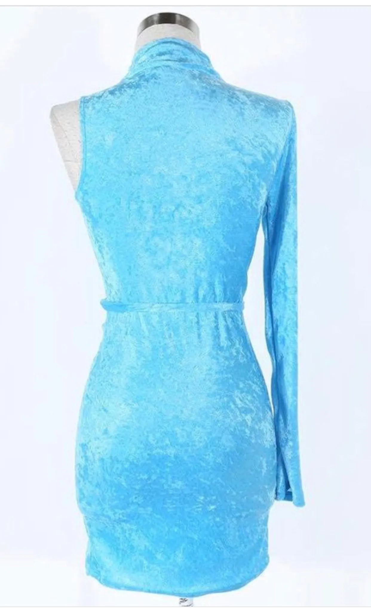Blue Crush One sleeve body con