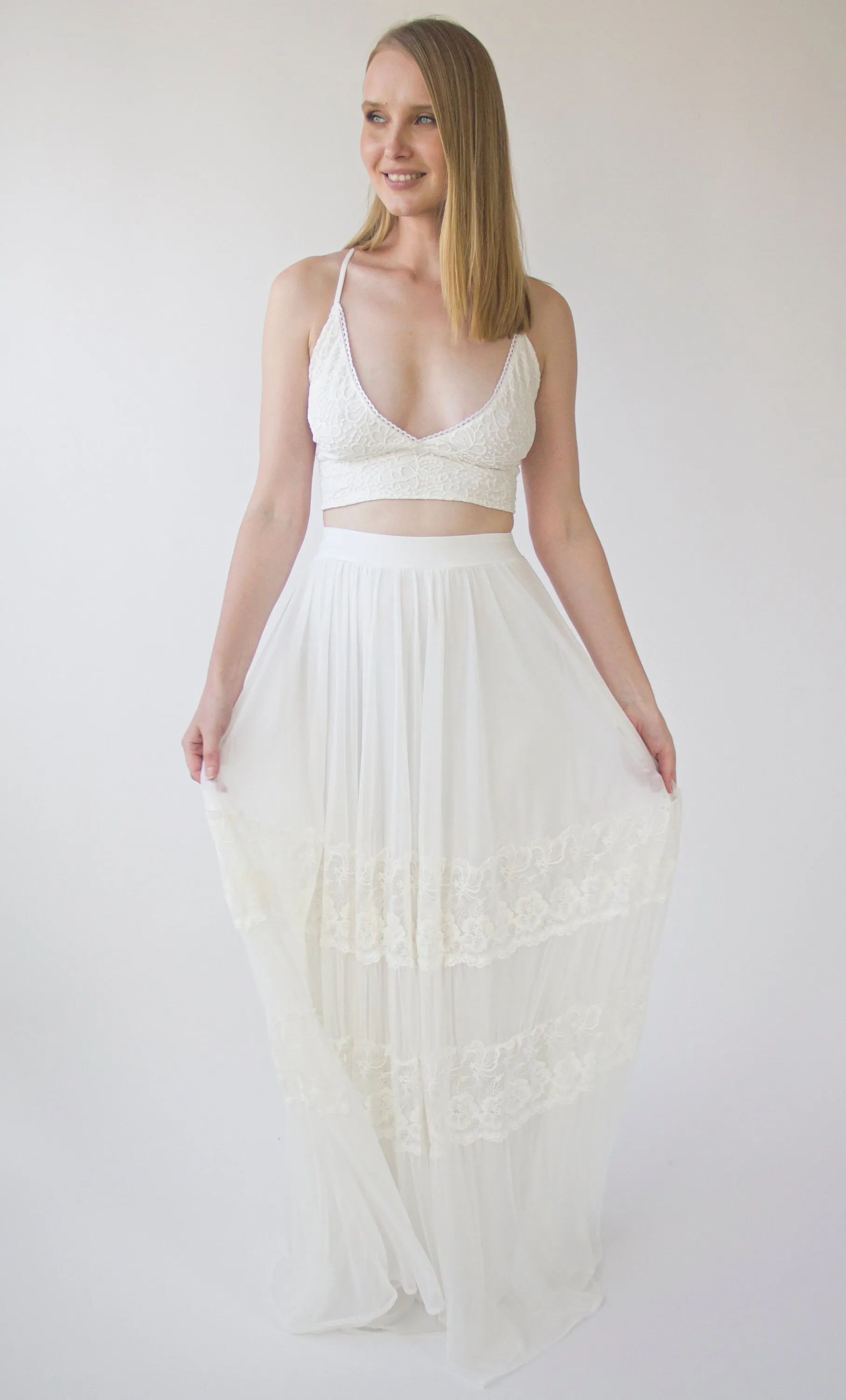 Bridal Lace top  #2064