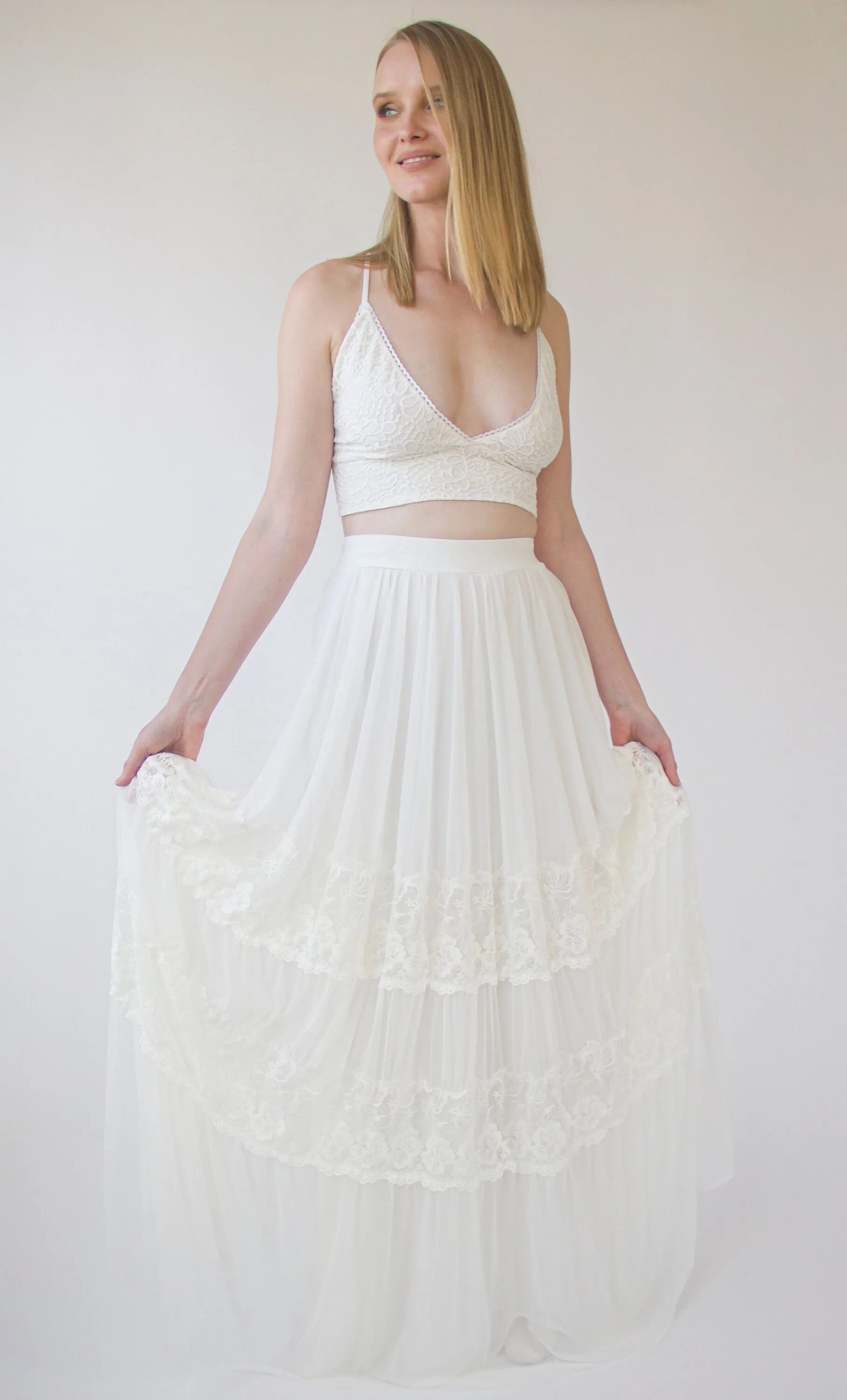 Bridal Lace top  #2064
